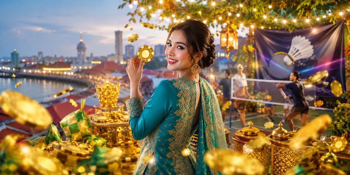 Promosi Hari Raya e38 dengan tema tradisional Melayu di Kota Bharu
