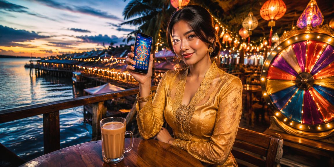 Cabutan bertuah Malaysia dalam pakaian kebaya di platform e38